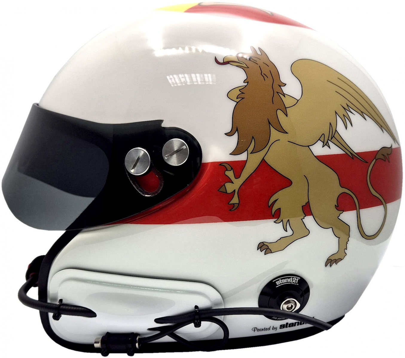 All the models shown on the Stand 21 website or in the Stand 21 catalog and not explicitely described as stock versions are illustrated strictly as examples of the company's expertise and capability and the pictures shown do not imply any violations of any trademarks. Such use of registered trademarks was carried out solely for authorized teams or drivers use and are not for sale to the public.