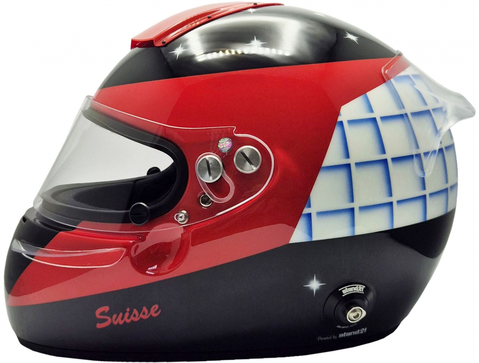 All the models shown on the Stand 21 website or in the Stand 21 catalog and not explicitely described as stock versions are illustrated strictly as examples of the company's expertise and capability and the pictures shown do not imply any violations of any trademarks. Such use of registered trademarks was carried out solely for authorized teams or drivers use and are not for sale to the public.